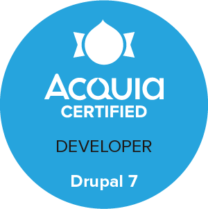 D7 dev badge